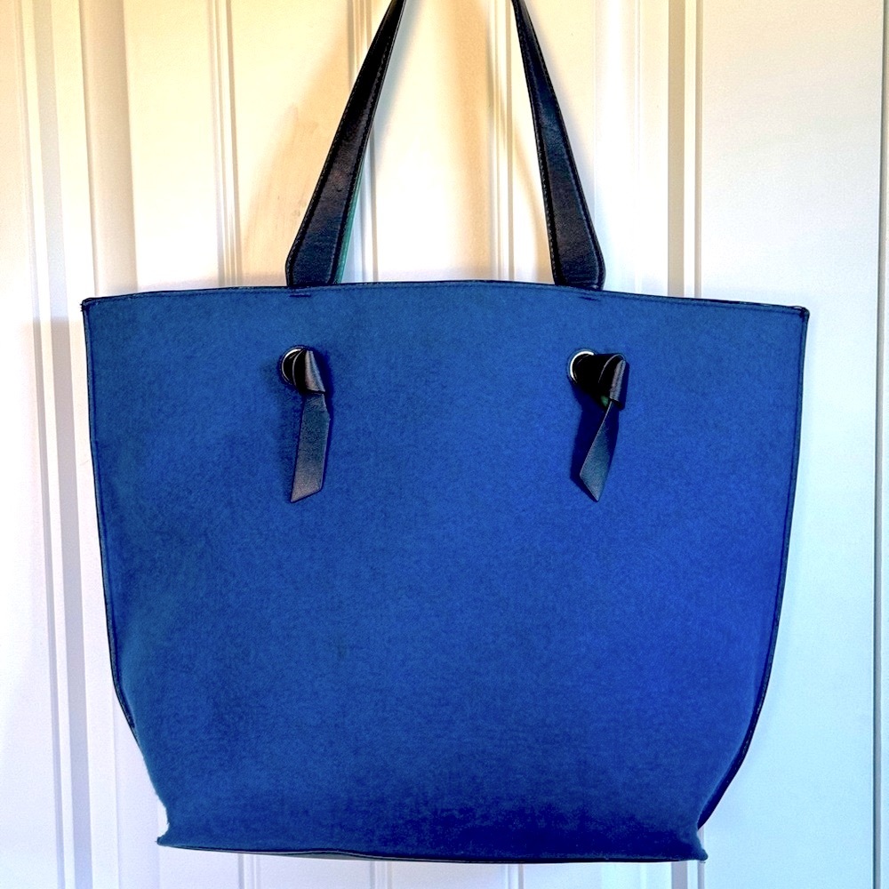Tory Burch Tote - Felt Colorblock - Picture 3 of 9